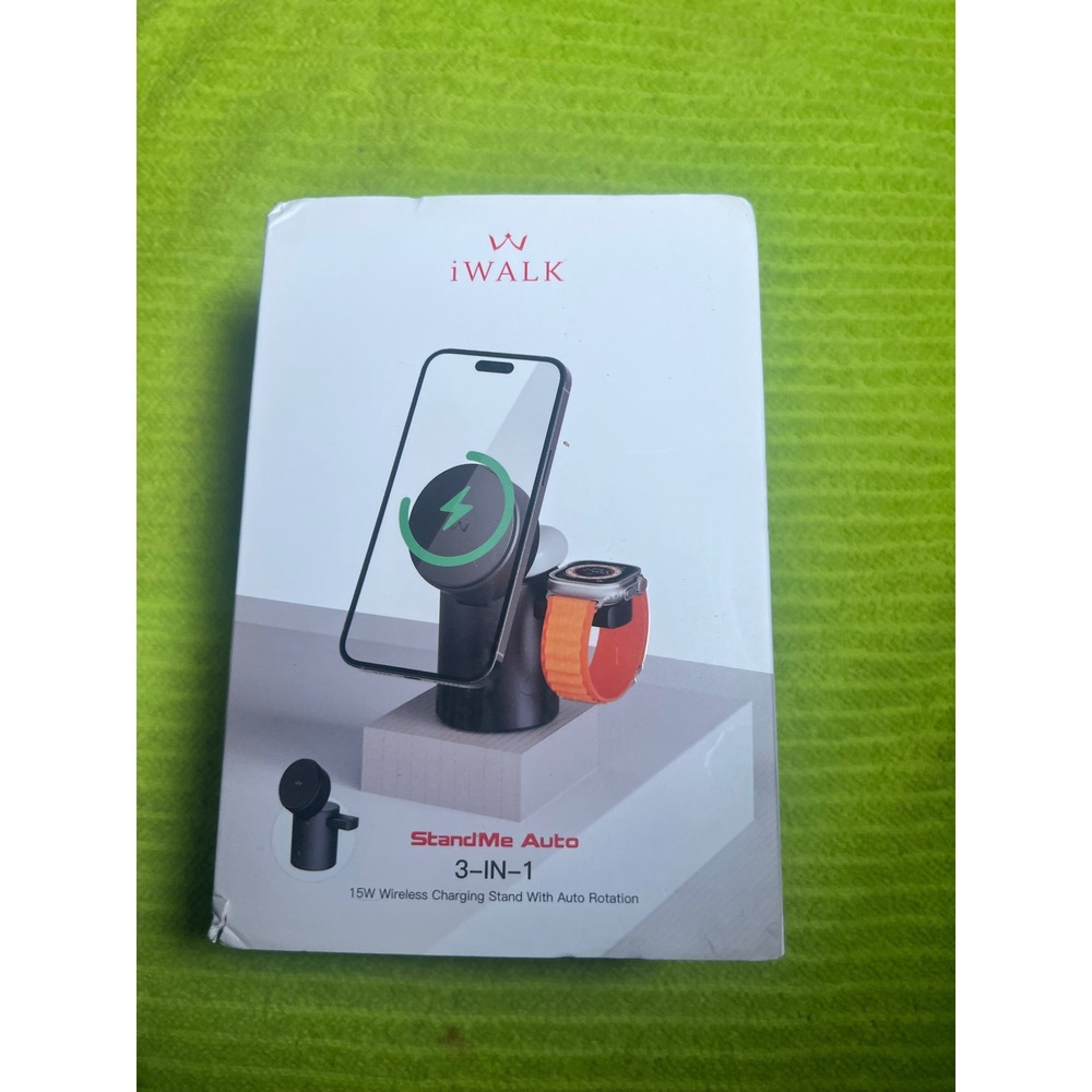 iWALK StandMe‎ Auto 3in1 Wireless Charging Stand 15W Auto Rotation